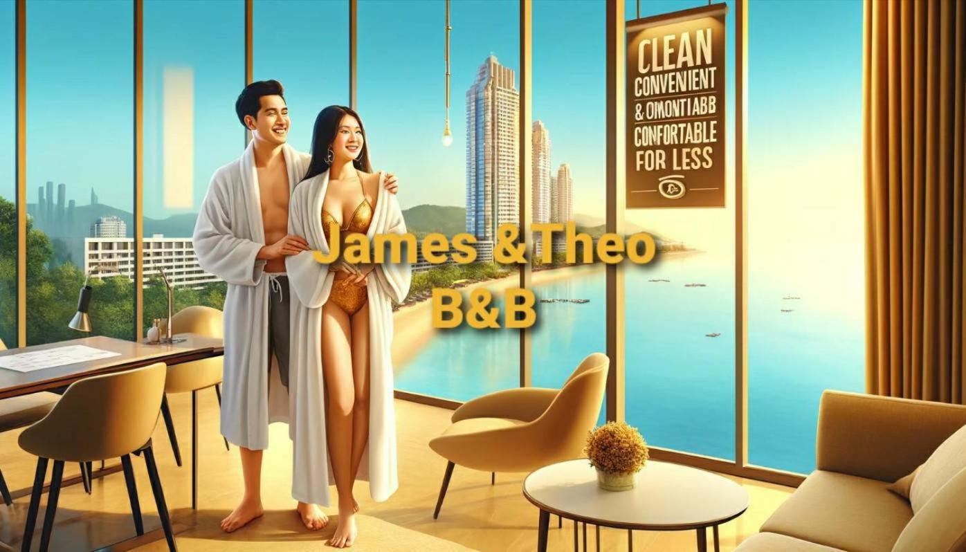 Base Central Pattaya Long Balcony King-Bed With Infinity Pool & Free Netflix! Luaran gambar